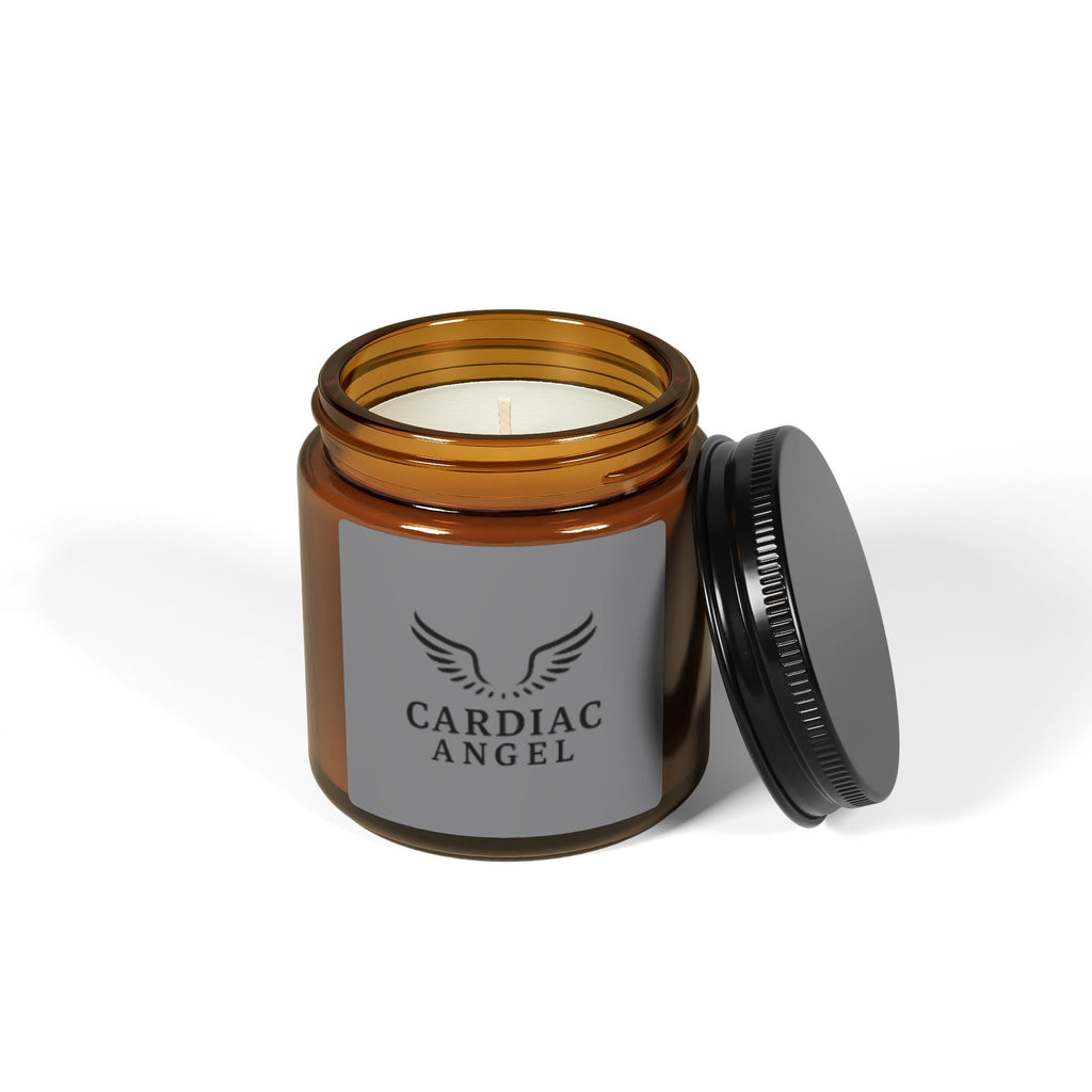 Scented Soy Candle (Multi-Size, Amber Jar)